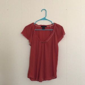 Light weight orange t-shirt
